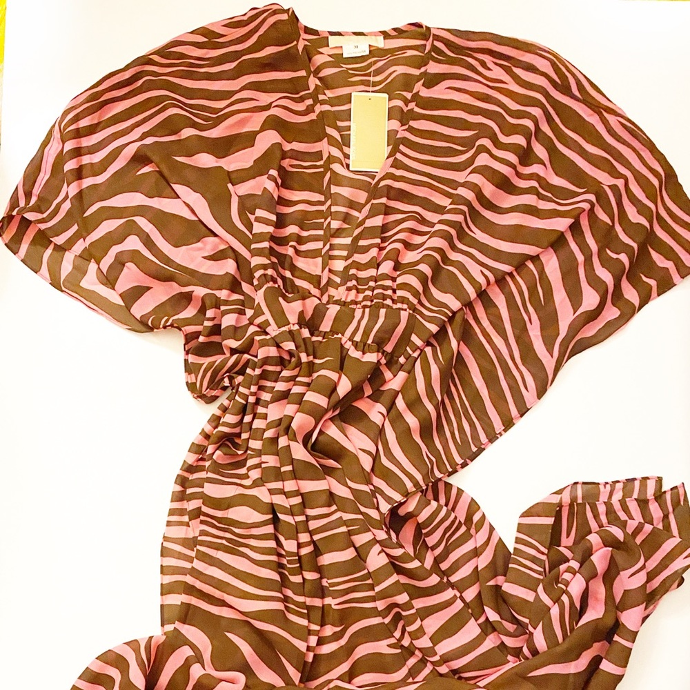 Michael Kors Maxi style coverup beach dress caftan